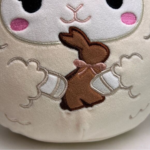 NWT Squishmallows 8" Sophie Sheep with Chocolate Bunny Spring Lamb Easter Plush - Picture 3 of 6